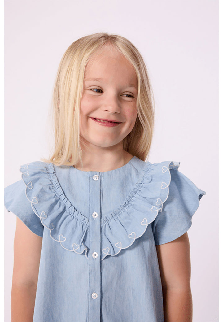 PETIT BATEAU Blusa PETIT BATEAU da BAMBINA - bleu clair