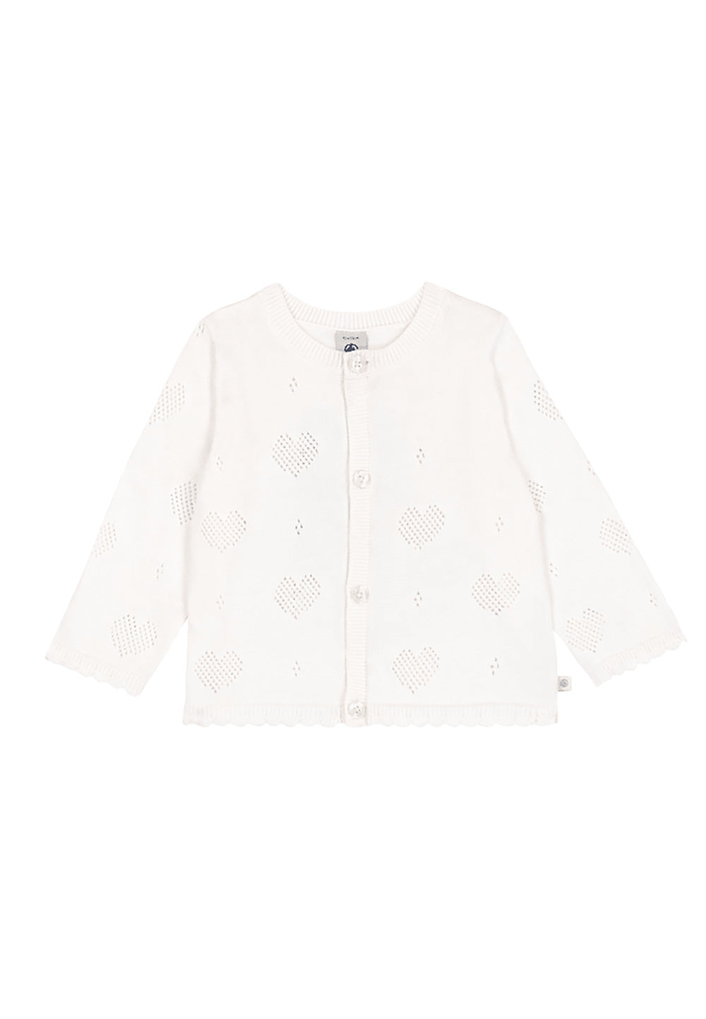 PETIT BATEAU Cardigan PETIT BATEAU da BAMBINA - Marshmallow