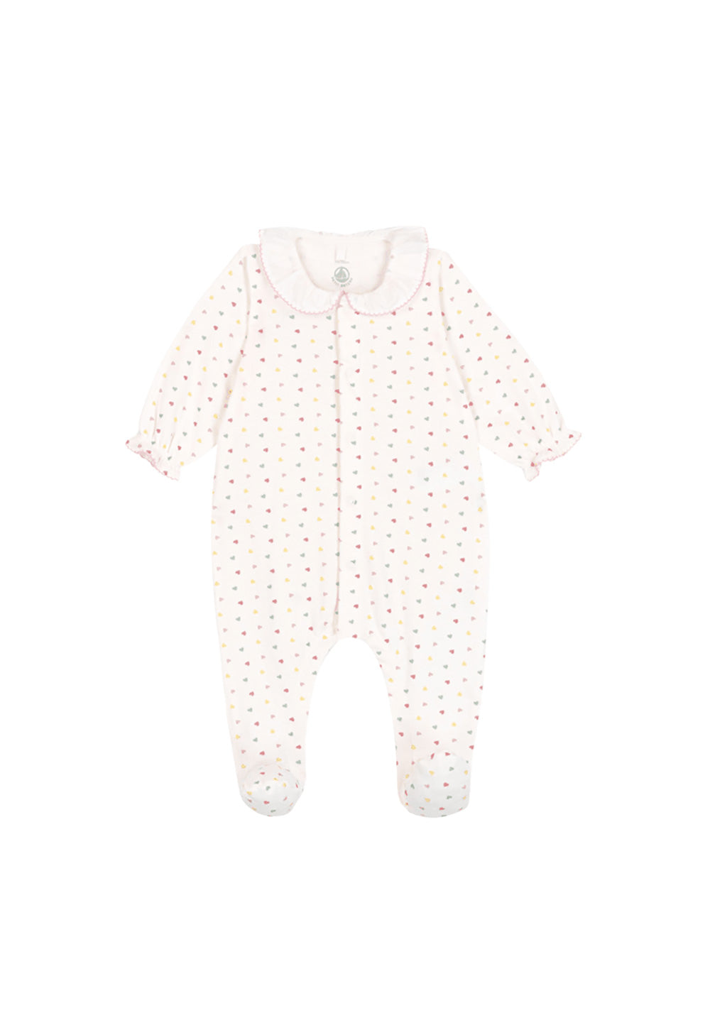 PETIT BATEAU Tutina PETIT BATEAU da NEONATA - MARSHMALLOW/MULTICO