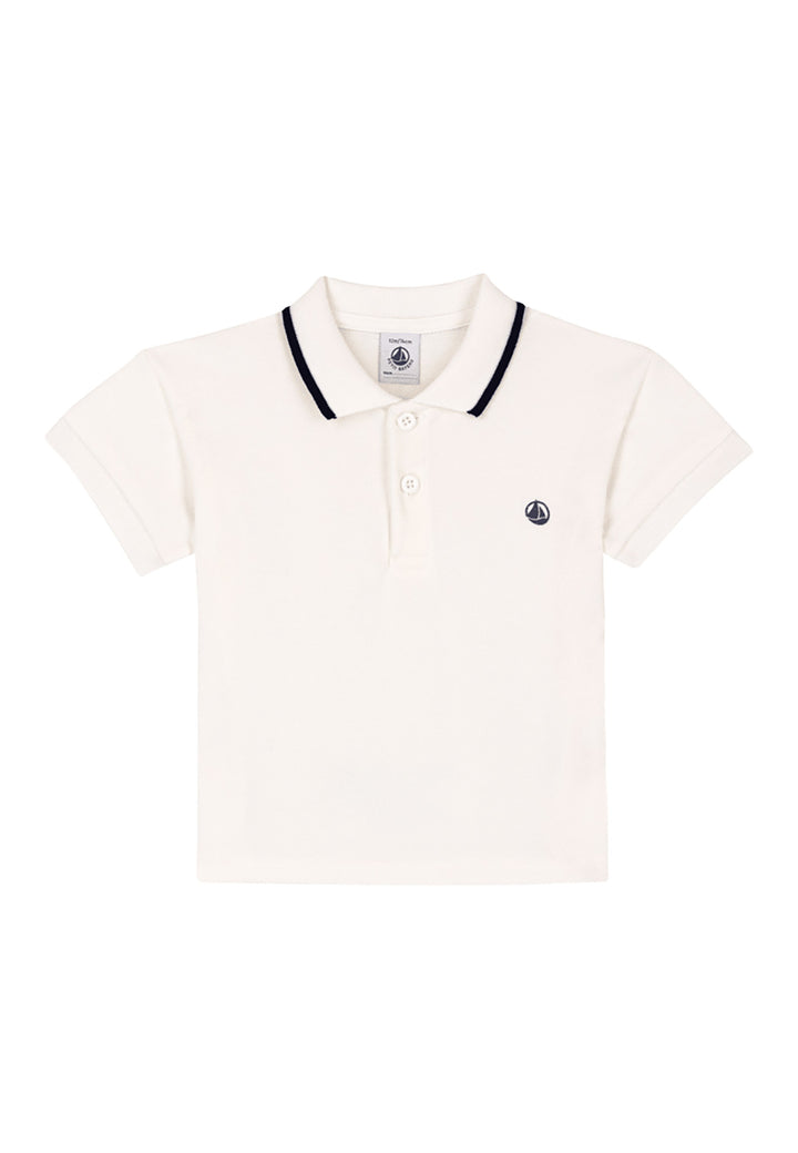 PETIT BATEAU Polo PETIT BATEAU da BAMBINO - Marshmallow