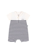 Tutina PETIT BATEAU da NEONATI - marshmallow/soir
