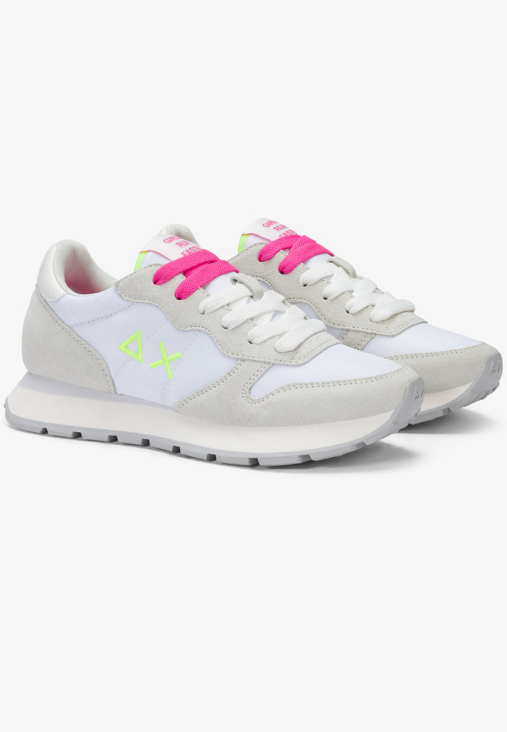 SUN68 Sneakers SUN68 da DONNA - BIANCO/FUXIA FLUO