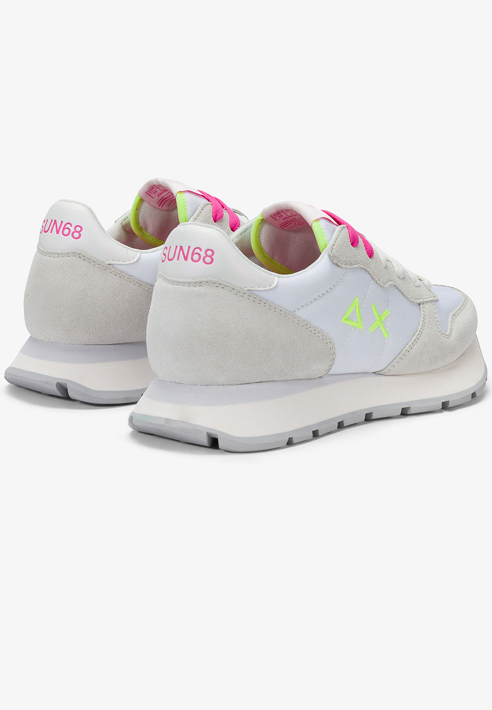 SUN68 Sneakers SUN68 da DONNA - BIANCO/FUXIA FLUO