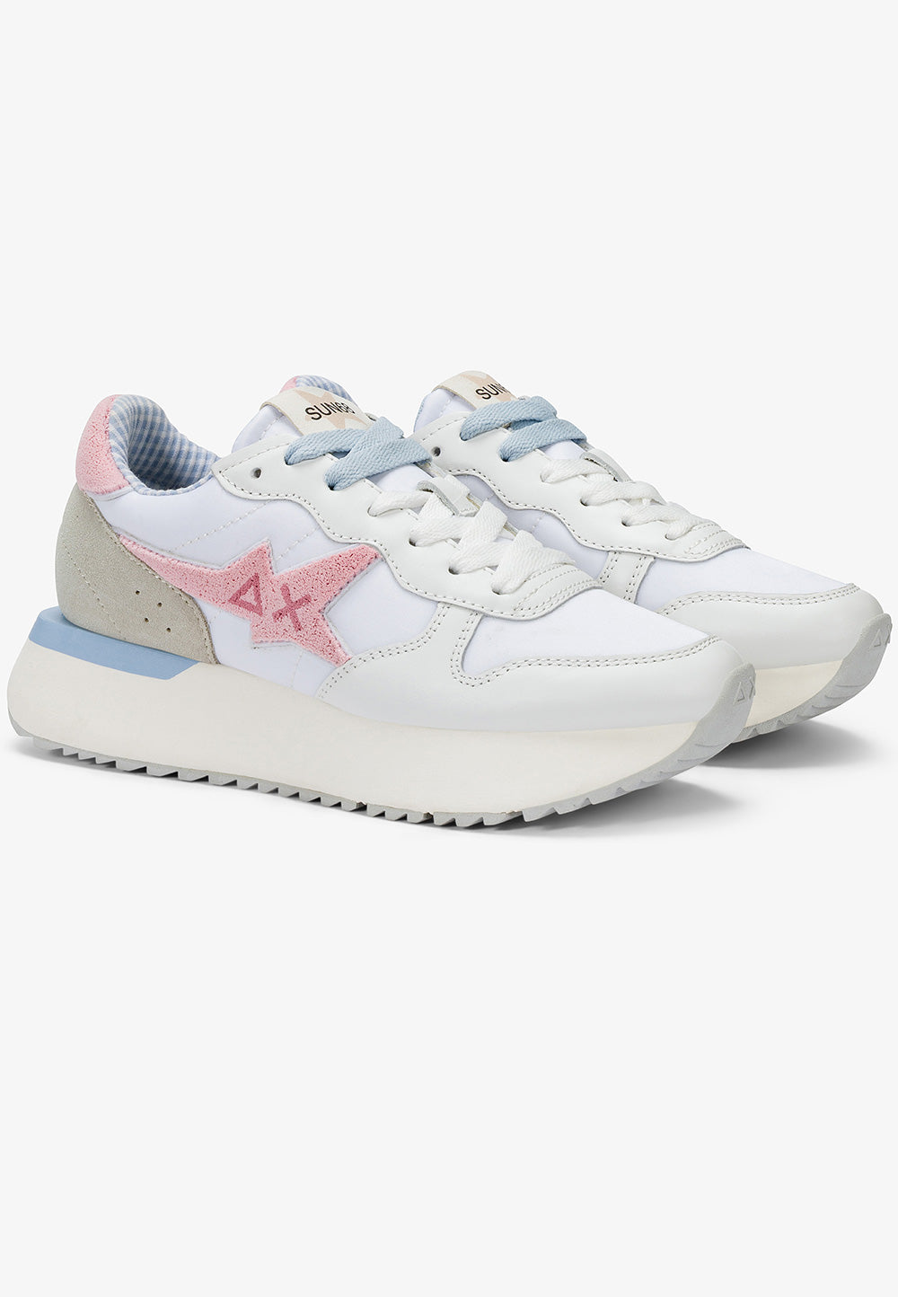 SUN68 Sneakers SUN68 da DONNA - Bianco/rosa