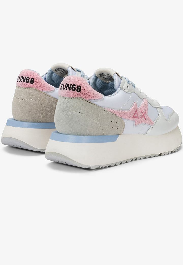 SUN68 Sneakers SUN68 da DONNA - Bianco/rosa