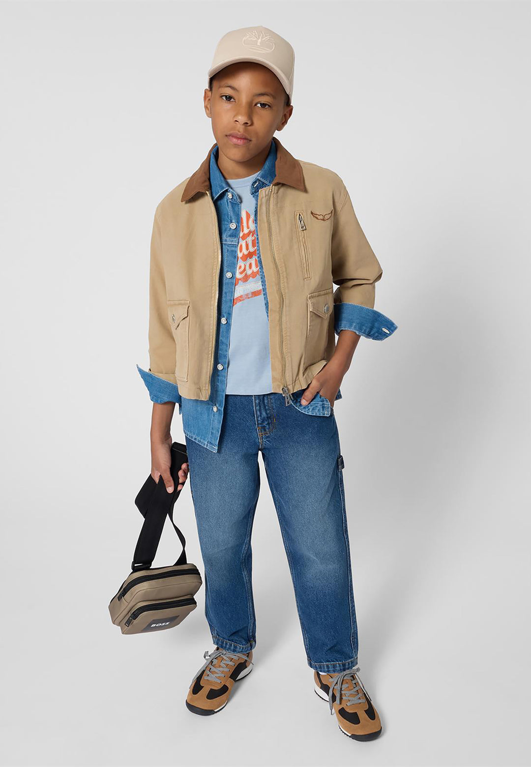 TIMBERLAND Camicia TIMBERLAND da BAMBINO - Blu