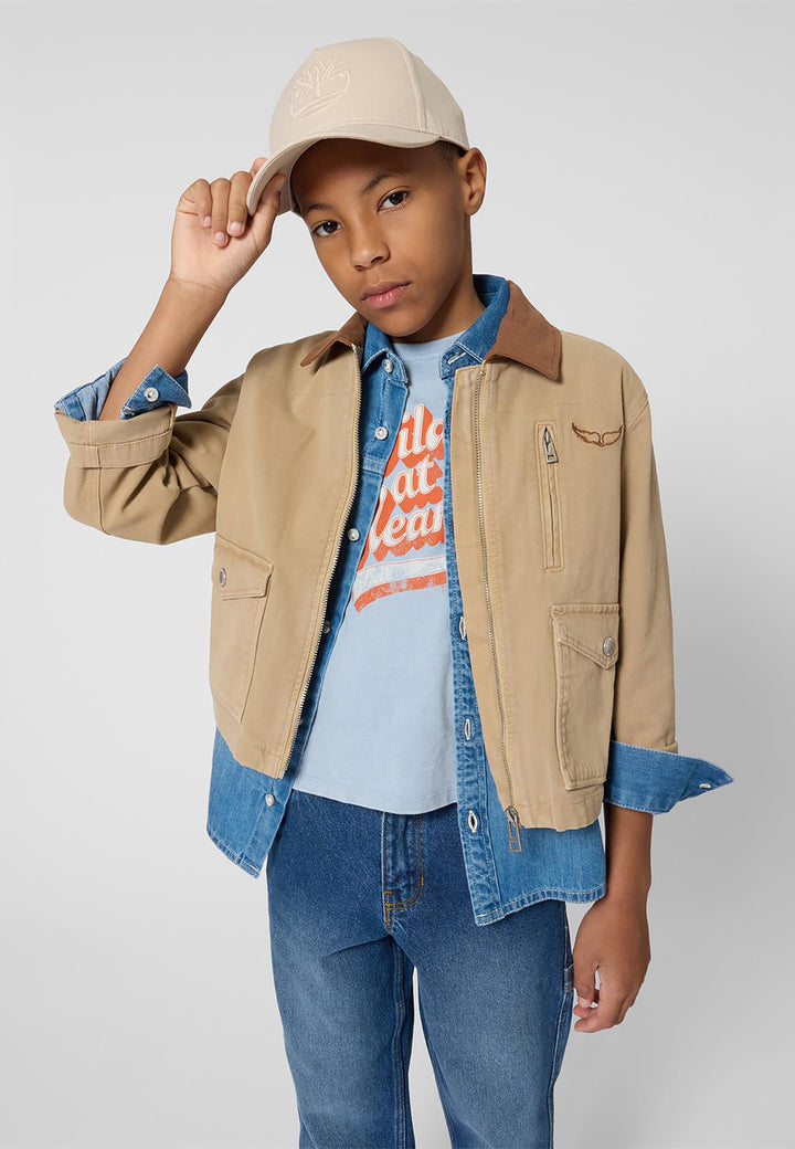 TIMBERLAND Camicia TIMBERLAND da BAMBINO - Blu