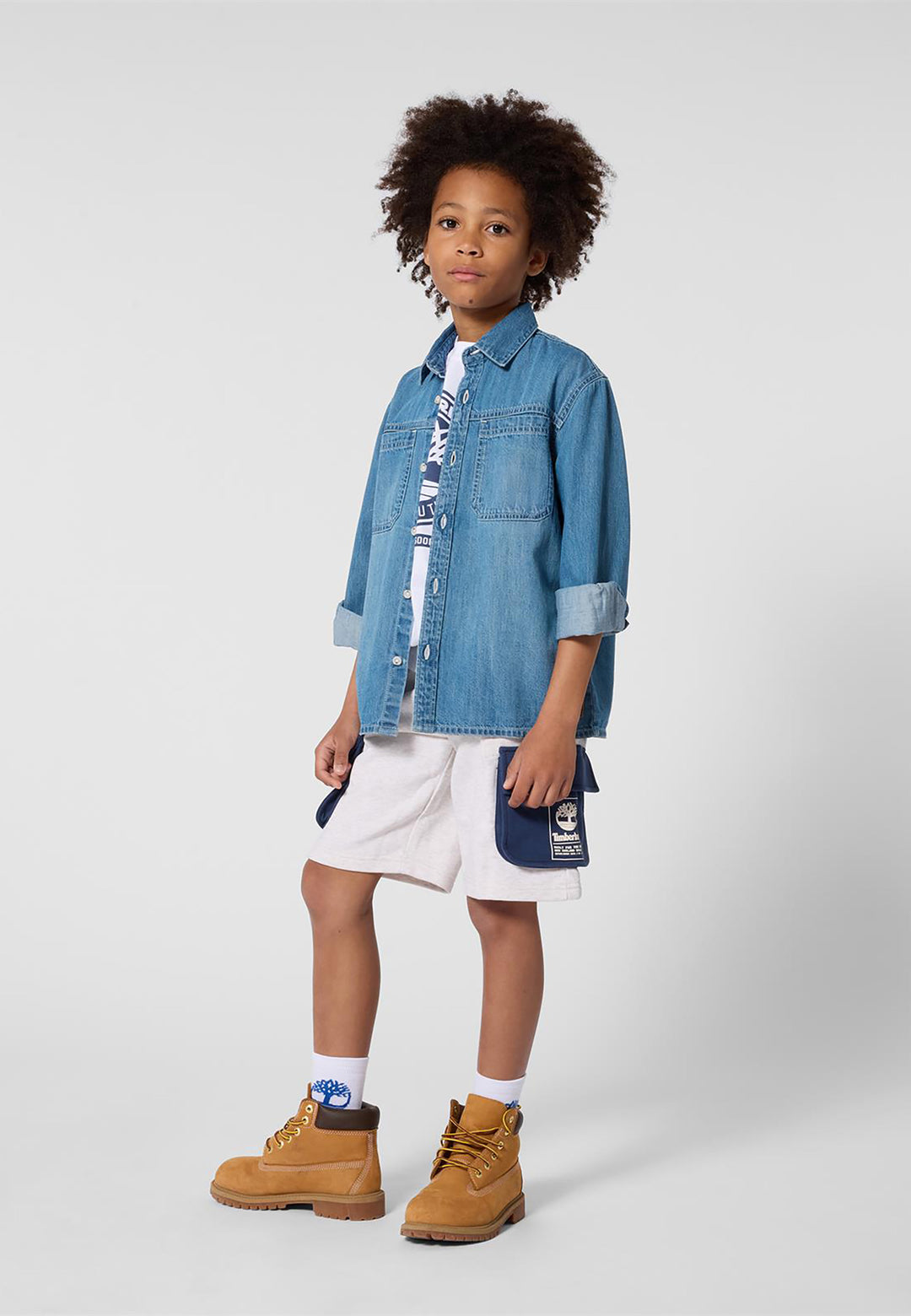 TIMBERLAND Camicia TIMBERLAND da BAMBINO - Blu