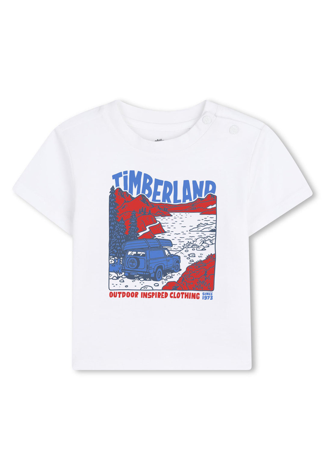 TIMBERLAND T-shirt TIMBERLAND da BAMBINO - Bianco