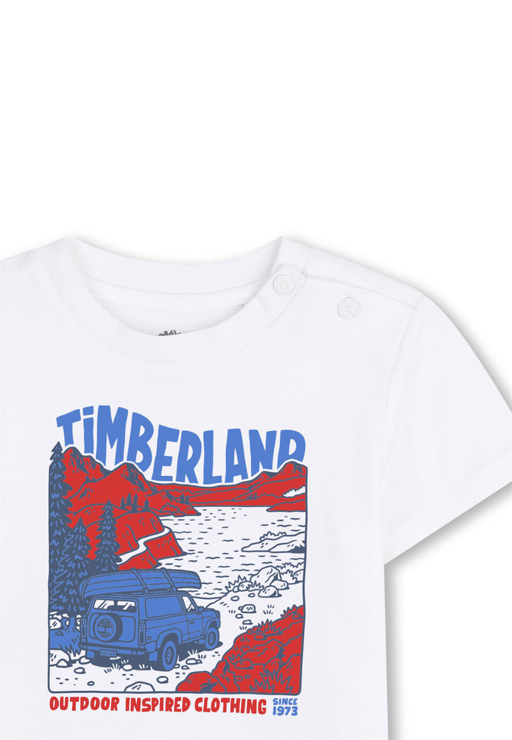 TIMBERLAND T-shirt TIMBERLAND da BAMBINO - Bianco