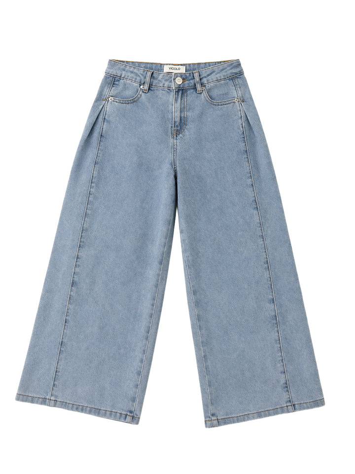 VICOLO Pantalone VICOLO da BAMBINA - LIGHT BLUE