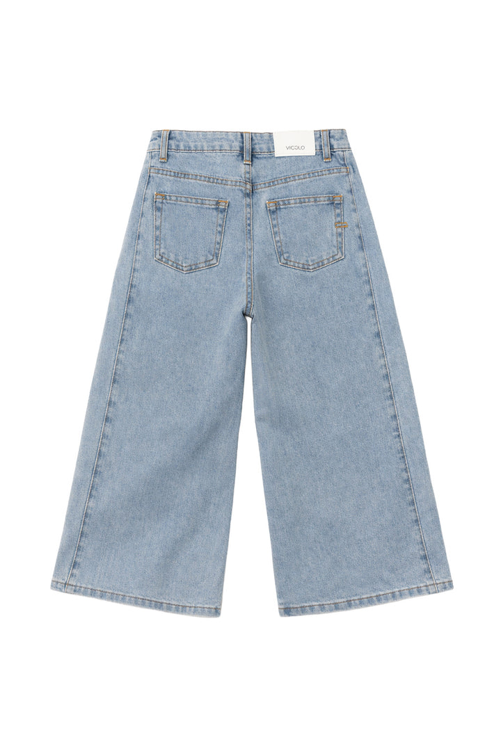 VICOLO Pantalone VICOLO da BAMBINA - LIGHT BLUE