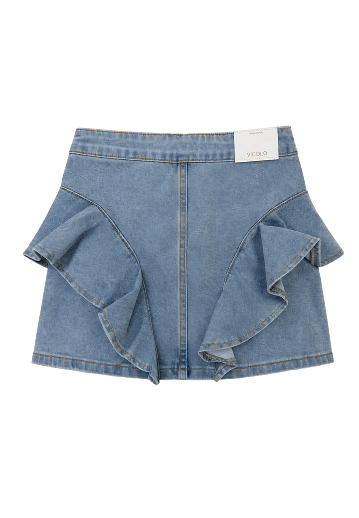 VICOLO Gonna VICOLO da BAMBINA - LIGHT BLUE