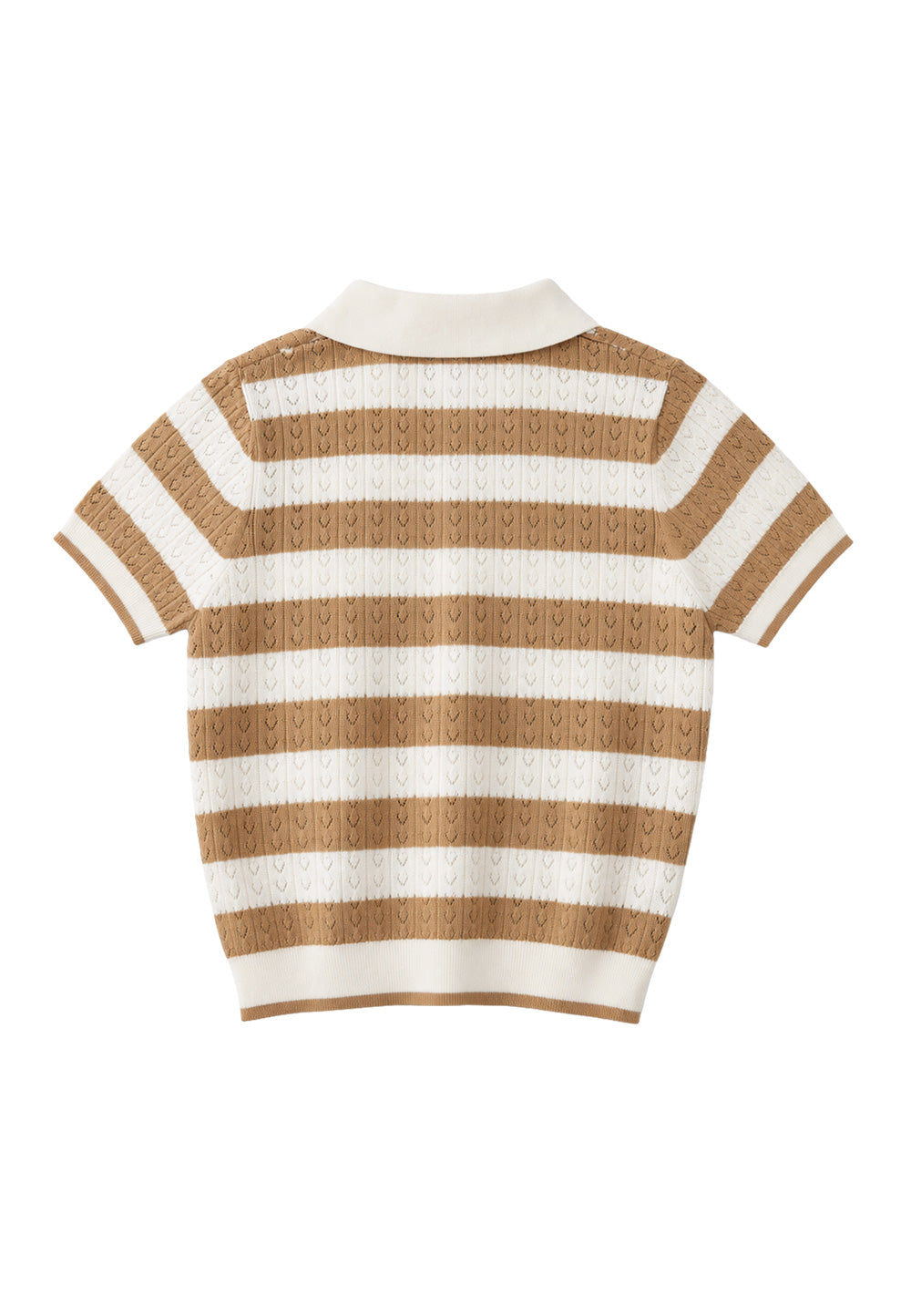 VICOLO Maglia VICOLO da BAMBINA - OFF-WHITE/CAMEL