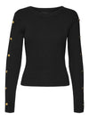 VERO MODA Vero moda Claudine pullover donna nero