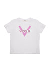 VICOLO T-shirt VICOLO da BAMBINA - bianco